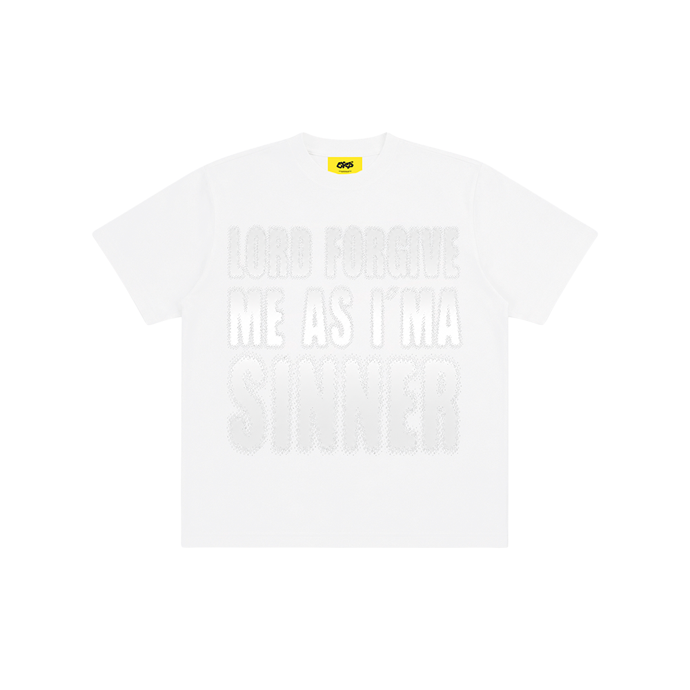SINNER SILVER T-SHIRT