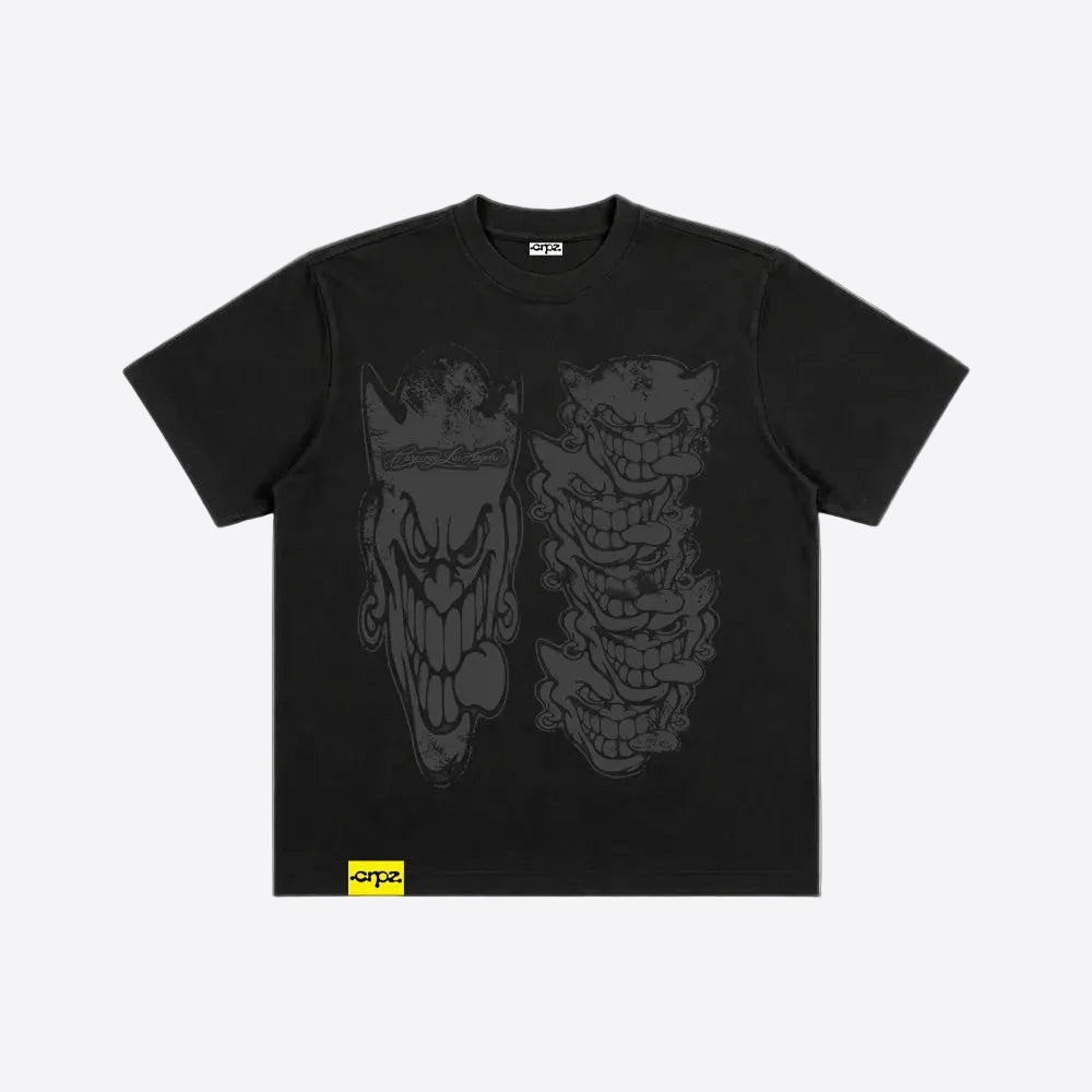 SMIRK TEE BLACK